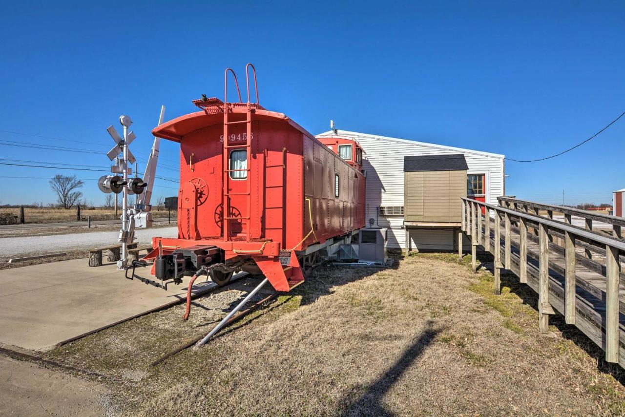 Unique Joplin Gem Converted Train Car Studio Esterno foto