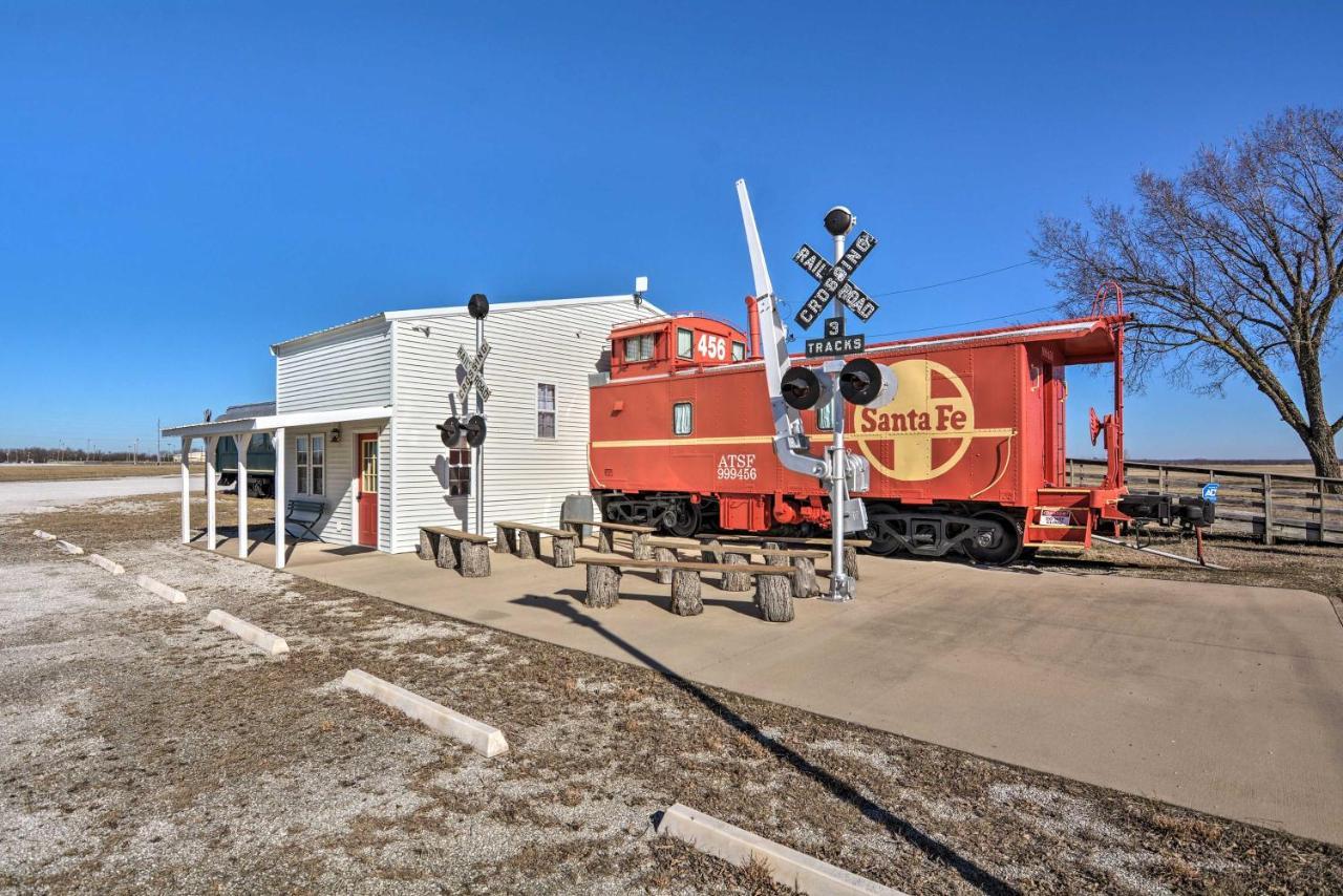 Unique Joplin Gem Converted Train Car Studio Esterno foto